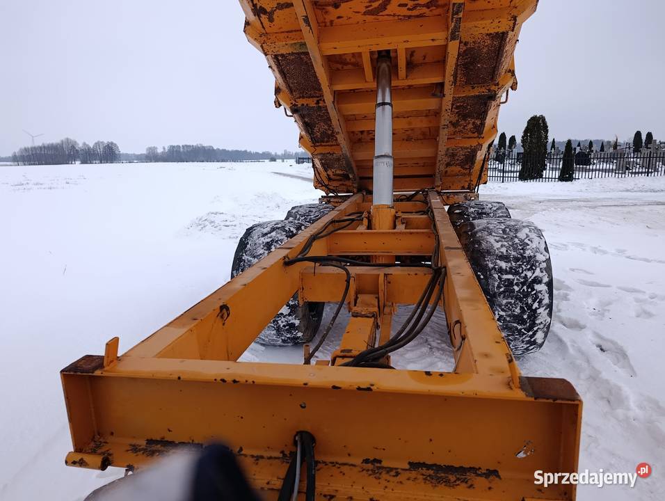 Przyczepa wywrotka zarejestrowana Rolland 14ton Kożuszki