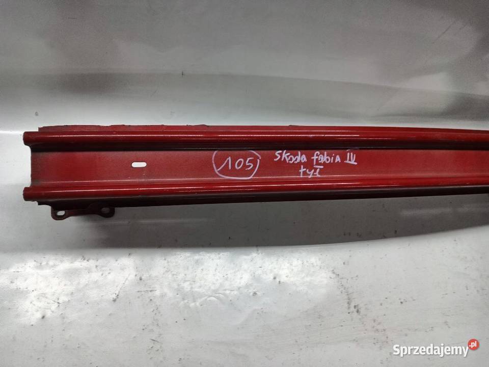 BELKA ZDERZAKA TYŁ TYLNA SKODA FABIA 4 2021 osobowe sprzedam