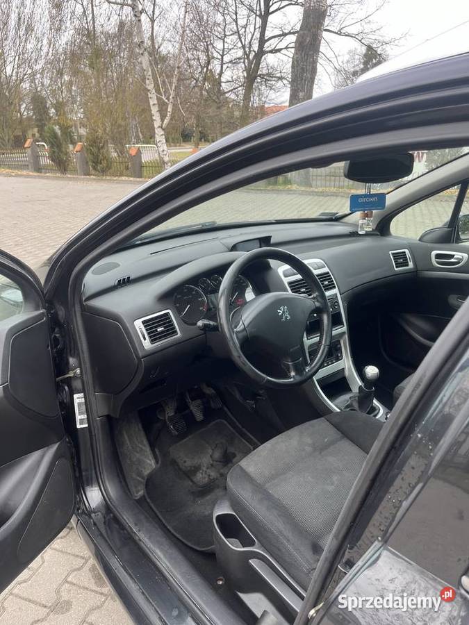 Peugeot 307 SW 16hdi 109 czarny Września sprzedam