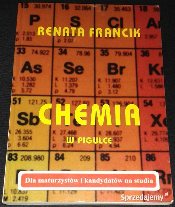 Chemia w pigułce Renata Francik Rok wydania 1996 Chełm
