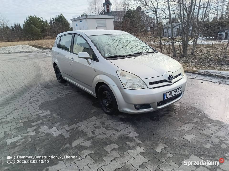 Toyota Corolla Verso 2006r 22 diesel 136 ABS lubelskie Włodawa