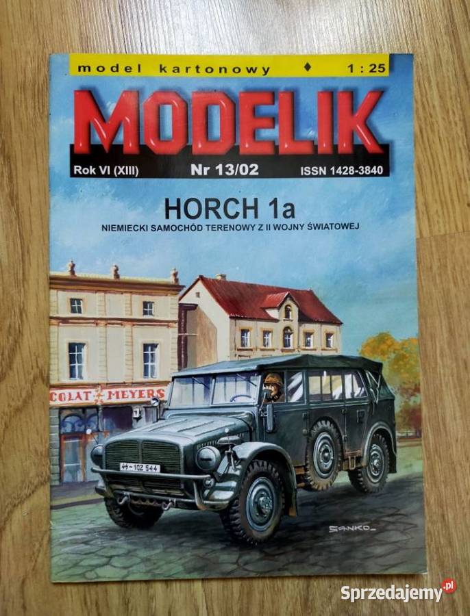 Model kartonowy HORCH 1a MODELIK 125 Przemyśl