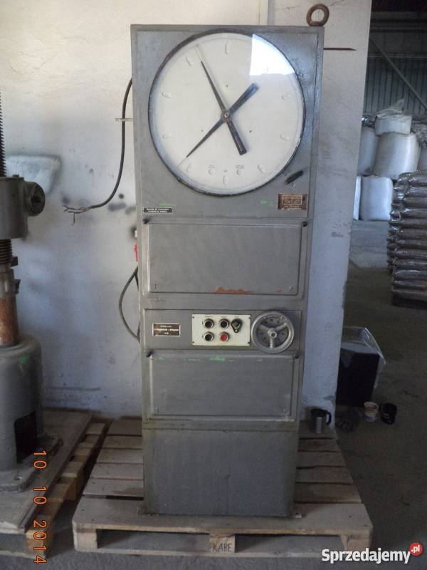 Prasa hydrauliczna laboratoryjna P 125 Ton Produkcja śląskie Warszowice