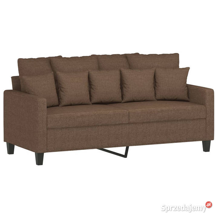 Sofa 2osobowa brązowa 140 tapicerowana tkaniną Sofy i kanapy mazowieckie Warszawa