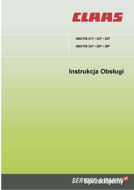 Claas Ranger 907 907T 911 911T instrukcja napraw wielkopolskie Szamotuły