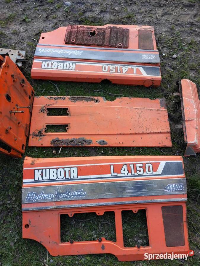 Maska błotniki podesty zbiornik paliwa Kubota Kabina i karoseria Wólka Brzózka sprzedam