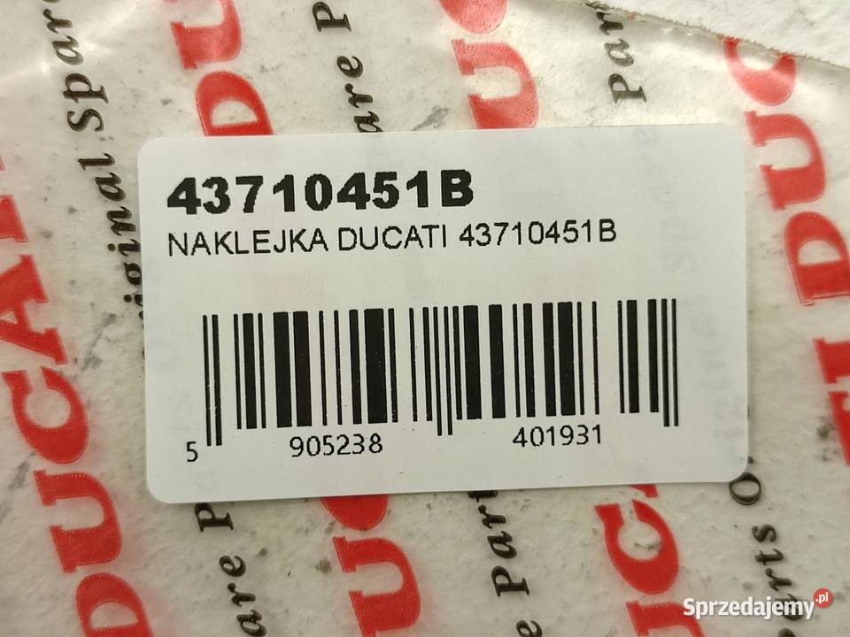 NAKLEJKA 900 NA ZADUPEK DUCATI 900 SUPERSPORT