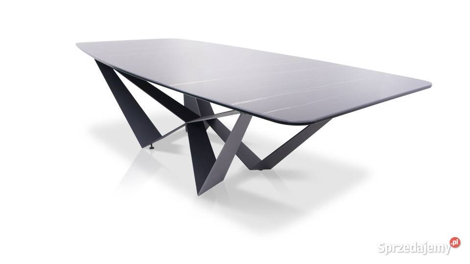 Stół Tectona blat spiek Sahara Noir 280 x 100 Katowice