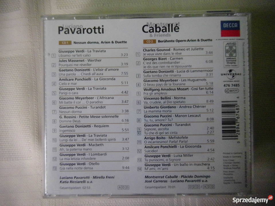 Płyty CD z muzyką klasyczną