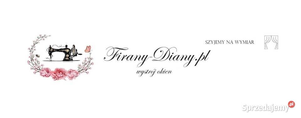 Firana szyta z woalu 620x160 rozmiar firany Szczecin sprzedam