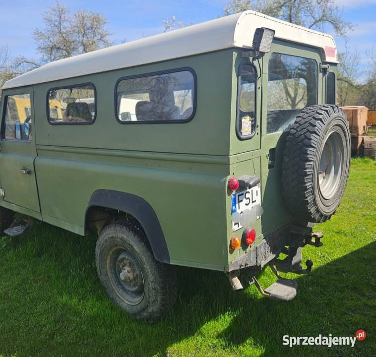Land Rover Defender 1992 terenowe 4x4 zielony Land Rover Rzepin