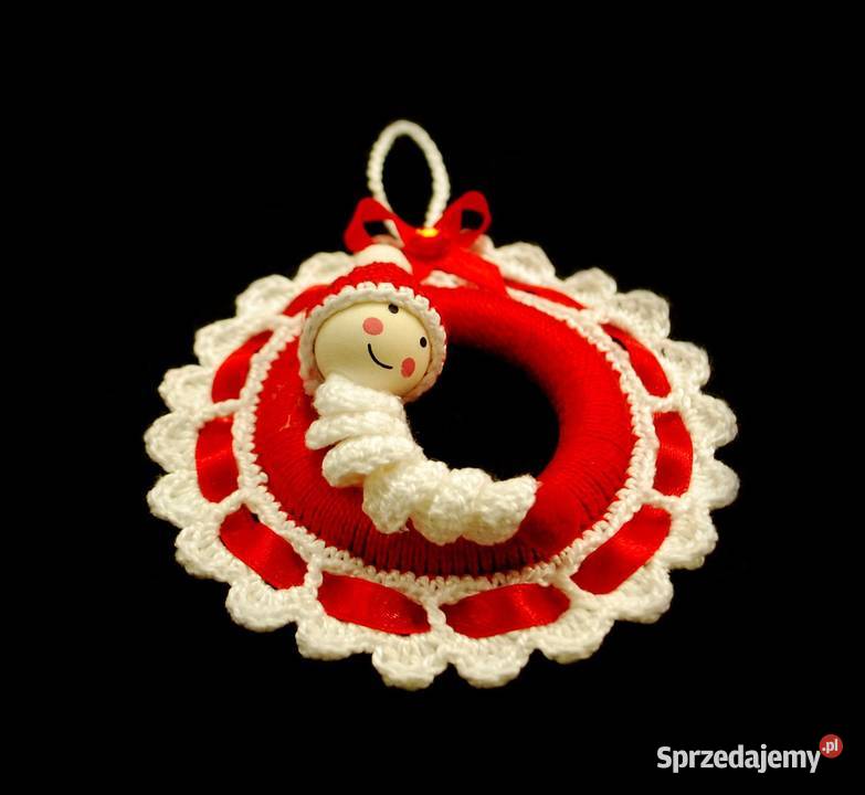 Zawieszka ozdoba szydełkowa na choinkę 10 Z177 Kluczbork