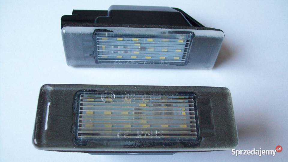 Lampki oświetlenia LED tablicy rejestracyjnej Reda