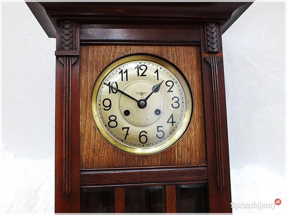 Stary zegar wiszący KIENZLE UHREN ponad 100lat z Żary