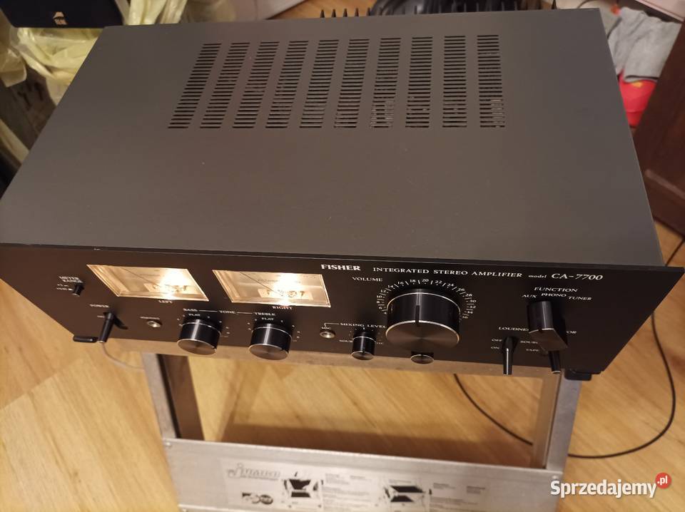 Wzmacniacz Fisher CA7700 stan idealny Ilość kanałów 2 Lubartów