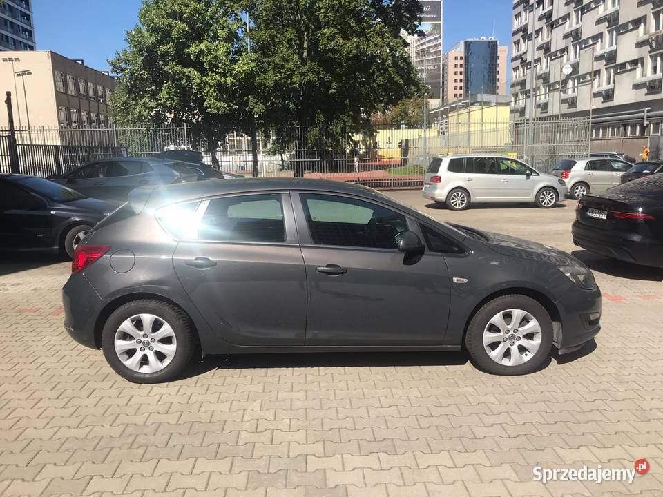 Sprzedam Opel Astra turbo 14 benzyna 214 Grafit gniazdo USB Warszawa
