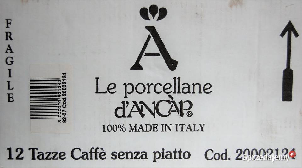 Komplet 6 filiżanek espresso Lavazza dAncap