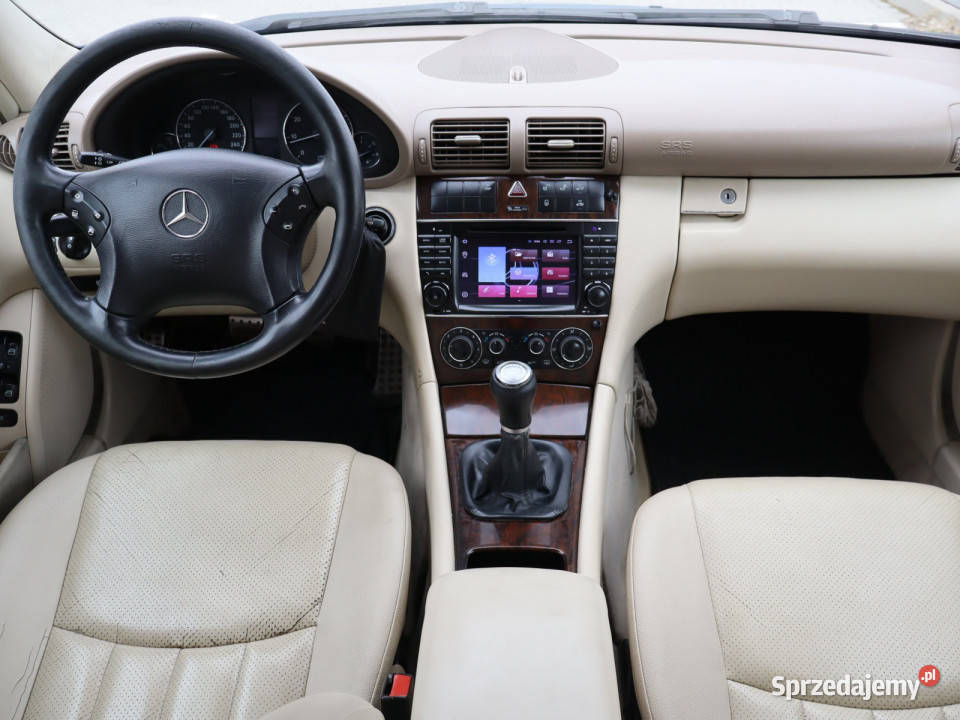 Mercedes C C 200 Kompressor czarny mazowieckie Piaseczno