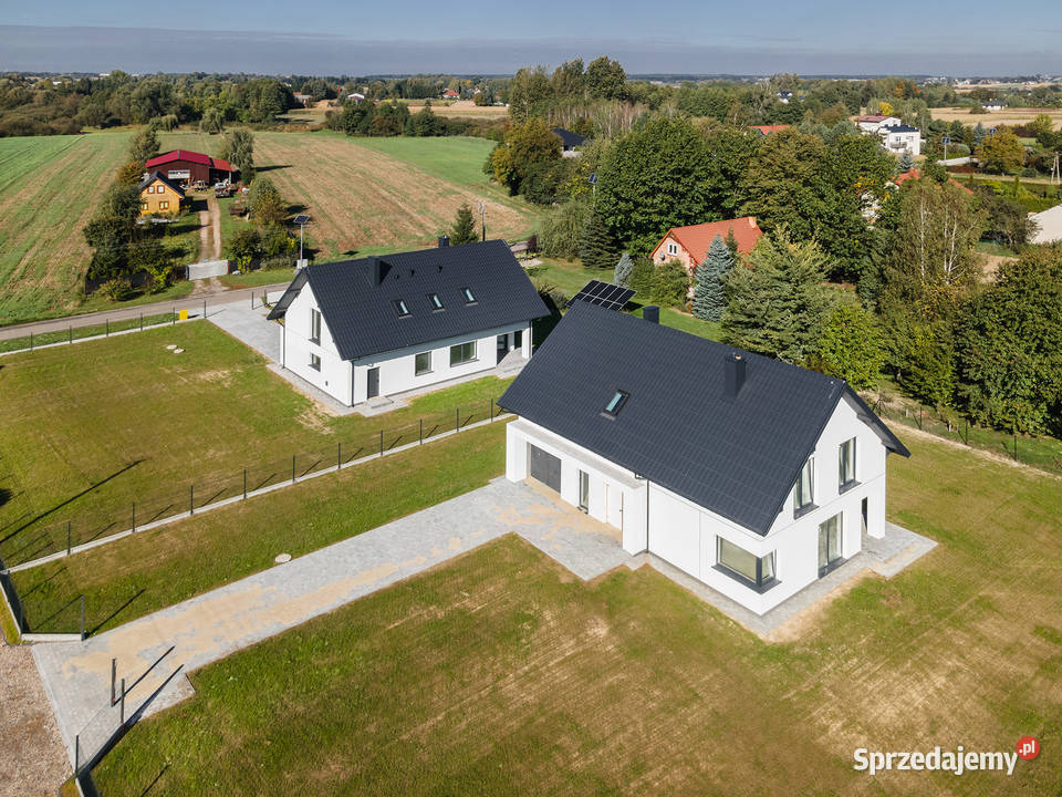Nowe domy w spokojnej okolicy z dużym ogrodem 170.23m2 Minkowice-Kolonia