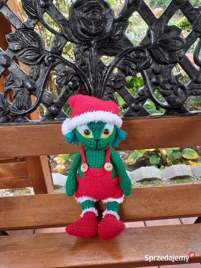 Grinch na szydełku Maskotki Nakło nad Notecią