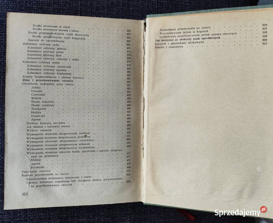 Poradnik ogrodniczy 1967r prof Pieniążek Olsztyn