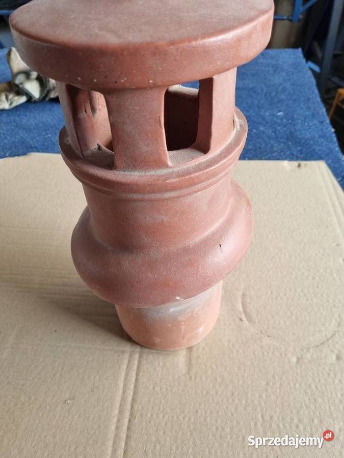 Kominek wentylacyjny 10 ceramiczny miedziany Elbląg