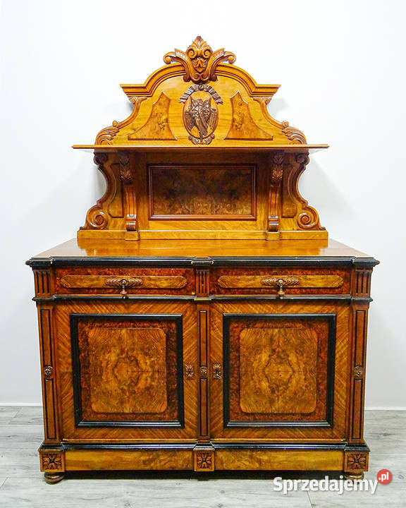 Antyk Komoda Kredens w stylu Francuskim Orzech