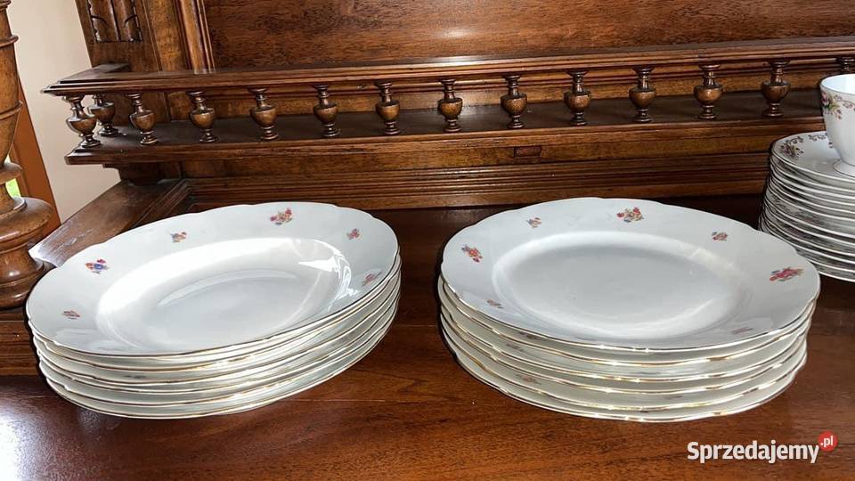 Talerzeobiadowy Syg Ćmielów Made in Poland Biała Gdańsk