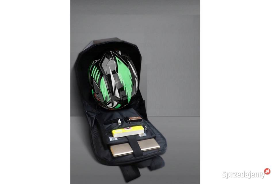 PLECAK MOTOCYKLOWY LED ANIMACJE TWARDY GARB Sosnowiec