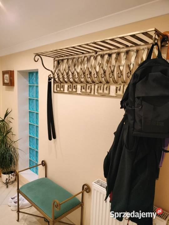 Wieszak do przedpokoju ogromny Wieszak z półka Pszczyna