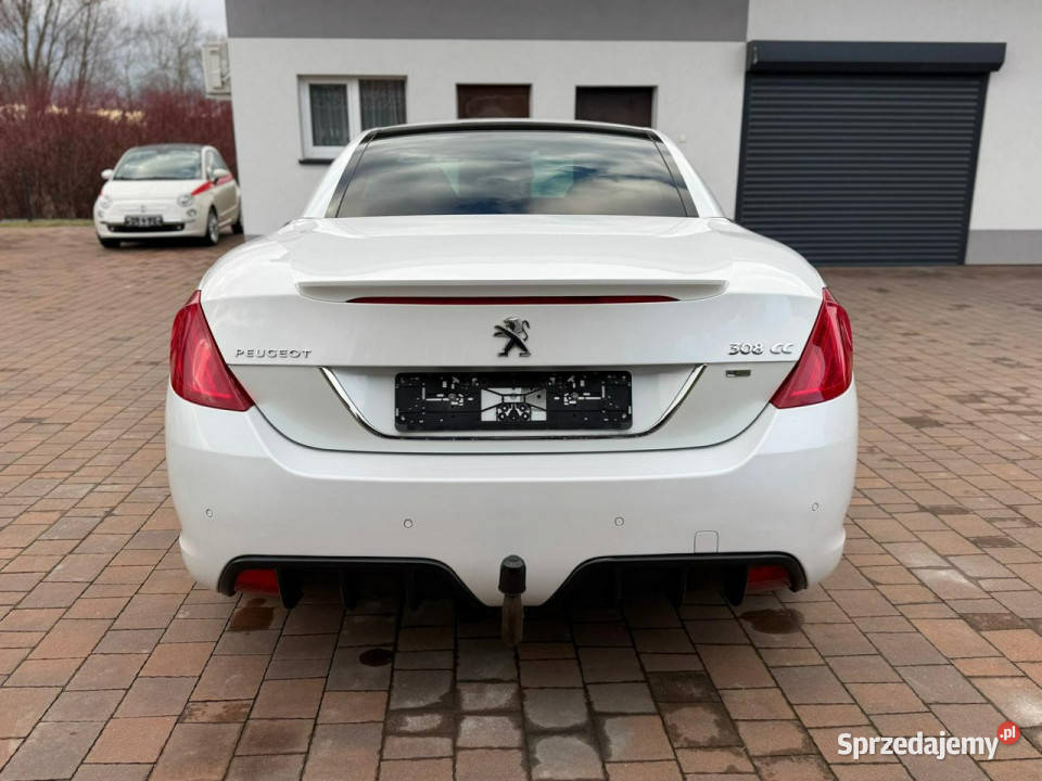 Peugeot 308 CC Bezwypadkowy piękny cabriolet światła przeciwmgielne Rzeszów sprzedam