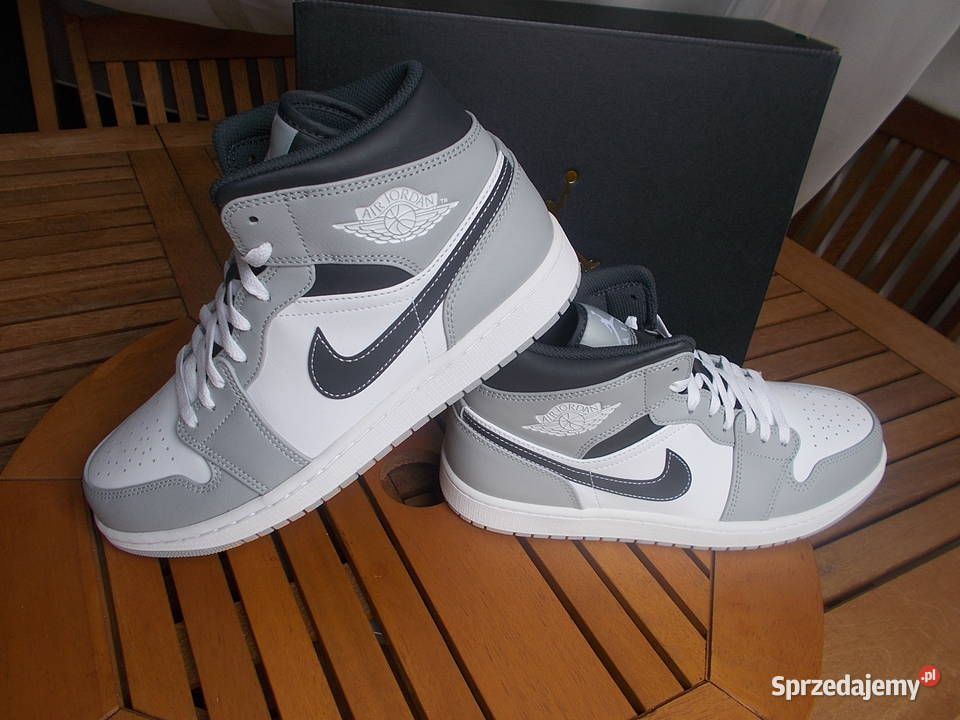 Nike Jordan 1 Mid Light Smoke Grey Anthracite