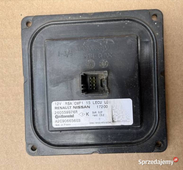 RENAULT PRZETWORNICA LAMPY PRZEDNIEJ MODUŁ Międzychód