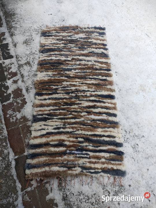 Dywanik tkany ze skór owczych Nowy Targ