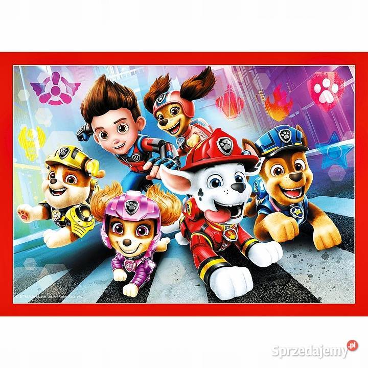 TREFL PUZZLE 4w1 PSI PATROL W MIEŚCIE Kalisz