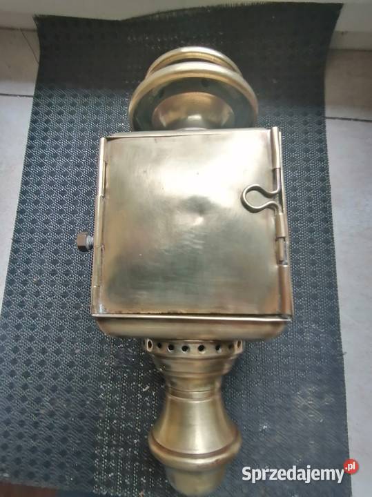 Stara lampa kolejowa na naftę Vintage Kraków