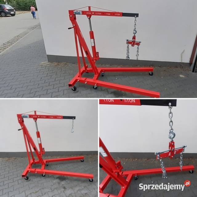 Żuraw warsztatowy podnośnik nożycowy wynajem Dąbrówka sprzedam