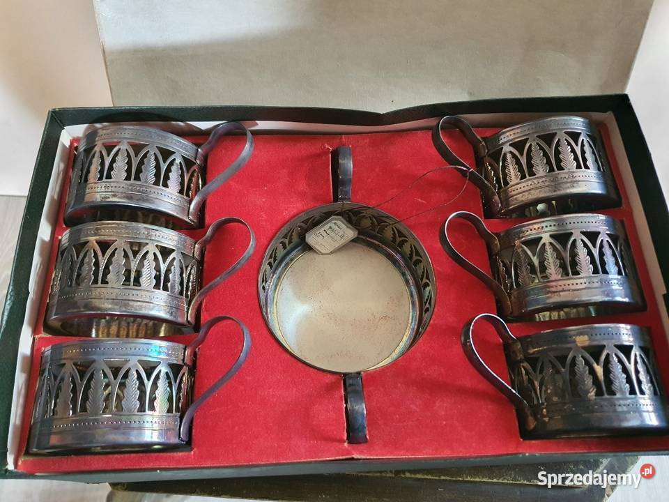 Koszyczki do herbatycukiernica PRL