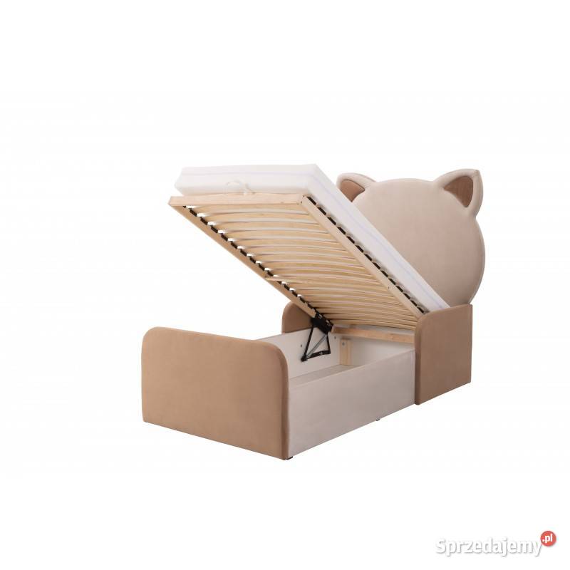 Łóżko dzieci KOTEK 90x180 w dowolnej tkaninie i Łóżka Bełchatów