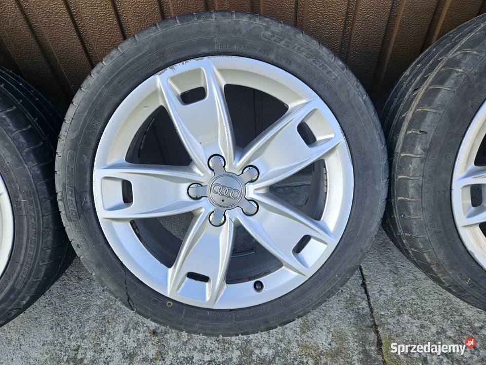 Alufelgi 17 Audi 5x112 ET56 opony letnie 2023r małopolskie Gorlice