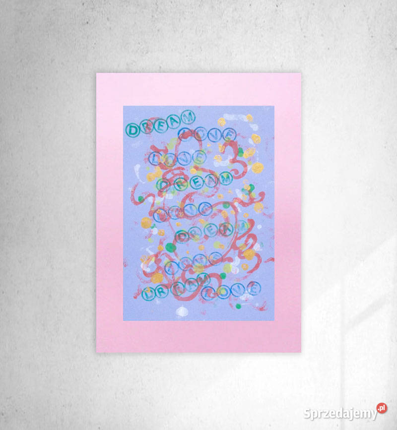 abstrakcja do sypialni nowoczesna grafika do pomorskie Gdańsk