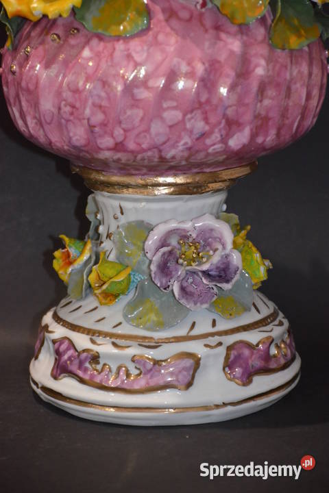 Porcelana Roceram Wazon waza Camelia do kolekcji