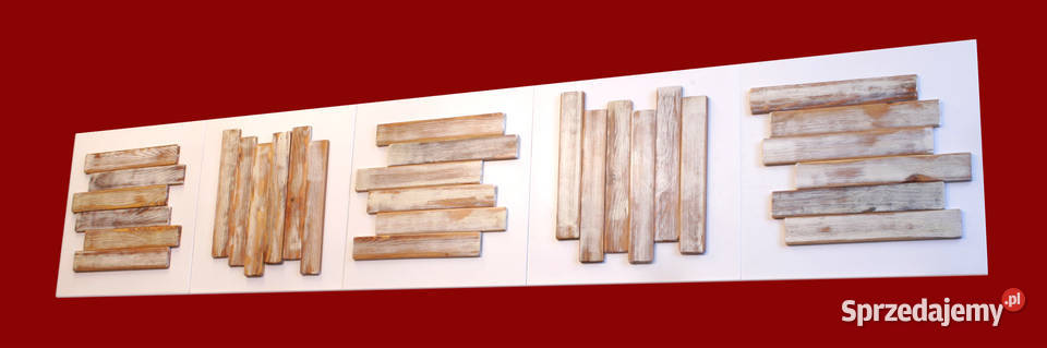 Panele ścienne naturalne drewno na MDF 50x50 Warszawa