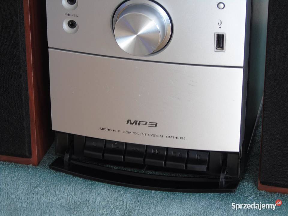 Wieża stereo Sony USB mp3 CD RDS AUX mag kolumny Jasło