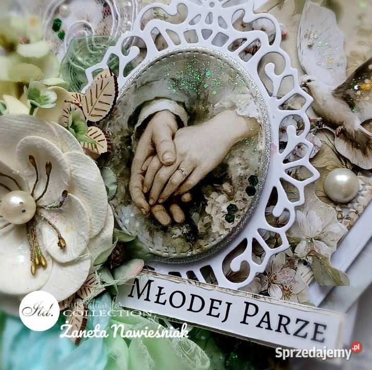 Kartka serce pamiątka ślubna Mszana Dolna