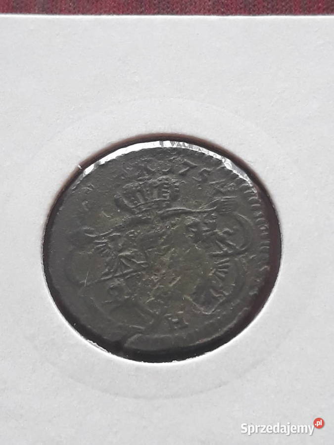 1 Grosz August III Sas 1754 r H Super Konin