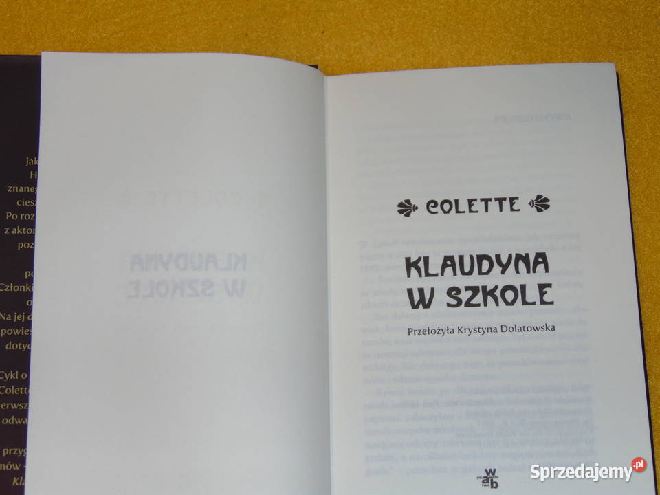 Klaudyna w szkole Sidonie Gabrielle Colette Lublin