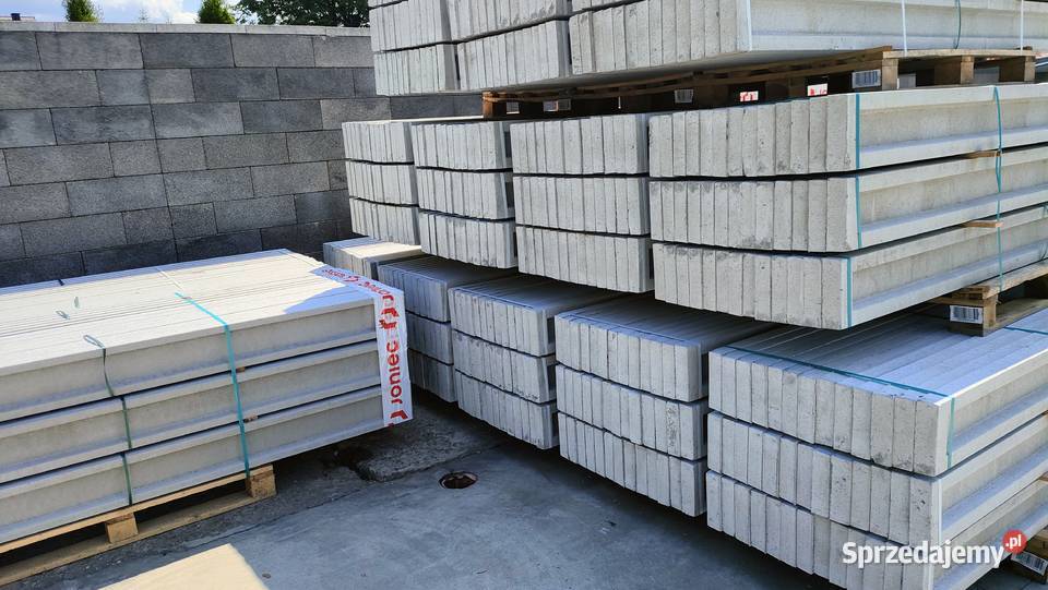 DESKA betonowa podmurówka łącznik panel Kraków