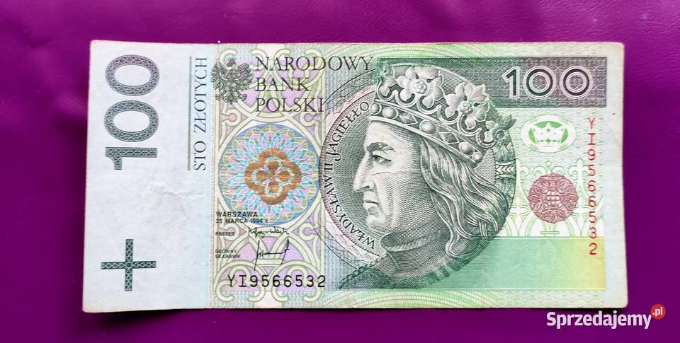 Kolekcja-Banknot 100 zł 1994 seria YI - Zastępcza seria (4)