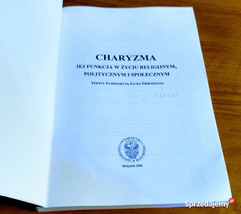 Charyzma Jej funkcja w życiu religijnym Gdańsk